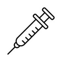 icône de contour d & # 39; injection vecteur