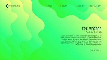 green papercut web design abstract background eps 10 vecteur pour site web, page d'accueil, page d'accueil, page web