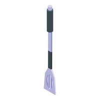 vecteur isométrique d'icône de spatule de barbecue. grillades