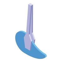 vecteur isométrique d'icône d'outil de correction d'oeil. peau du visage