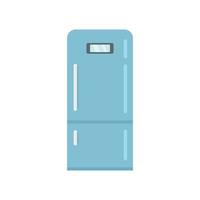 maison réfrigérateur icône plat isolé vecteur