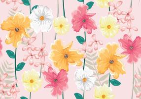 Ditsy Realistic Seamless Pattern Vector