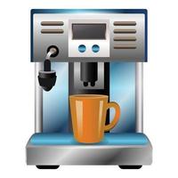 vecteur de dessin animé d'icône de machine à boire. filtre à café
