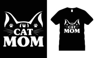 vecteur de conception de t-shirt de motivation d'animaux de compagnie de chat. utiliser pour t-shirt, tasses, autocollants, etc.