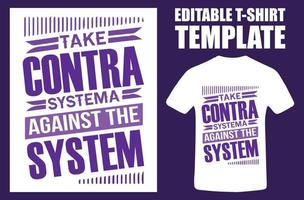 superbe t-shirt graphique de typographie. graphiques vectoriels et t-shirt de typographie. illustration vectorielle rétro. illustration avec faute de frappe pour t-shirt et autres utilisations. citation de typographie moderne design de t shirt violet vecteur