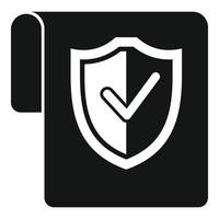 vecteur simple d'icône de données. protection de la vie privée