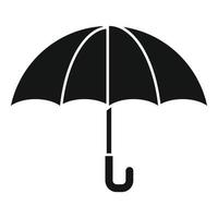 vecteur simple d'icône de protection de parapluie. service d'agent