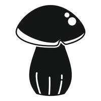 vecteur simple d'icône de champignon écologique. ferme biologique