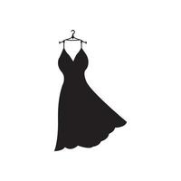 modèle de conception de vecteur de logo d'icône de robe