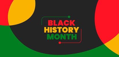 fond du mois de l'histoire des noirs. histoire afro-américaine ou mois de l'histoire des noirs. célébrée chaque année en février aux états-unis et au canada. mois de l'histoire des noirs 2023 vecteur