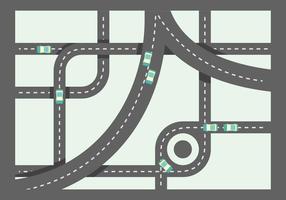 Des vecteurs de feuille de route gratuits vecteur