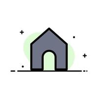 maison instagram interface entreprise ligne plate remplie icône vecteur modèle de bannière