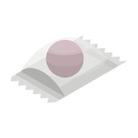 icône de chewing-gum, style isométrique vecteur