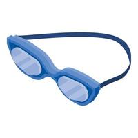 icône de lunettes de natation, style isométrique vecteur