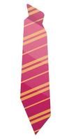 icône de cravate rayée rose, style isométrique vecteur