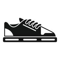 vecteur simple d'icône de conception de baskets. chaussure de sport