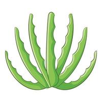 icône d'agave, style dessin animé vecteur