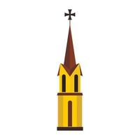 icône de l'église, style plat vecteur