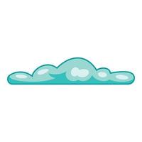 icône de nuage d'atmosphère, style cartoon vecteur