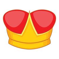 icône de la couronne du duc, style cartoon vecteur