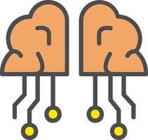 icône de vecteur d'intelligence artificielle