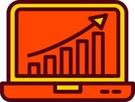 icône de vecteur de croissance d'entreprise