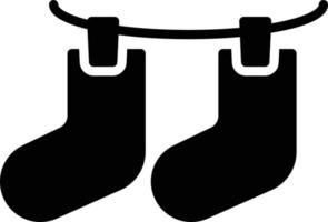 illustration vectorielle de chaussettes sur fond.symboles de qualité premium.icônes vectorielles pour le concept et la conception graphique. vecteur