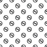 il est interdit de fumer, style simple vecteur