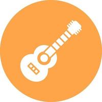 conception d'icône créative de guitare acoustique vecteur