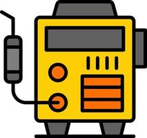 conception d'icône créative de machine à souder vecteur