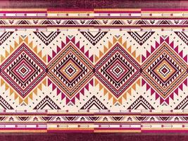 amérindien indien ornement motif géométrique ethnique textile texture tribal motif aztèque navajo mexicain tissu continu vecteur décoration mode