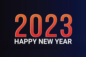 bonne année 2023 vecteur