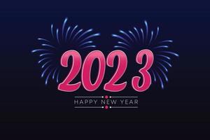 bonne année 2023 vecteur