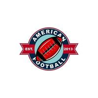 logo vectoriel insigne de football américain