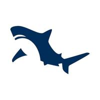 modèle d'illustration de conception de logo d'icône de requin. - vecteur. vecteur