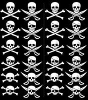 jeu de symboles jolly roger vecteur