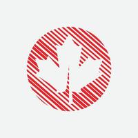 logo feuille d'érable, feuille d'érable rouge, symbole du canada, feuille d'érable canadienne rougemodèle de logo de feuille d'érable illustration d'icône vectorielle, illustration vectorielle de feuille d'érable, érable rouge, symbole du canada vecteur