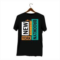 brooklyn new york est. 1789 conception de t-shirt de typographie prête pour l'impression vecteur