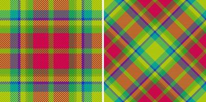 motif tartan à carreaux. tissu sans couture de texture. textile de vérification de vecteur de fond.