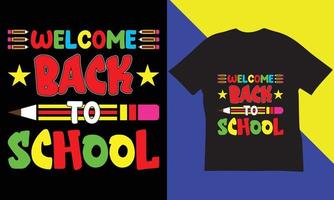 100 jours de conception de t-shirts scolaires. vecteur