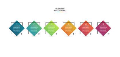 modèle d'infographie de présentation entreprise vecteur