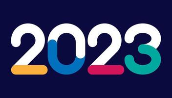 modèle de vecteur de bonne année 2023