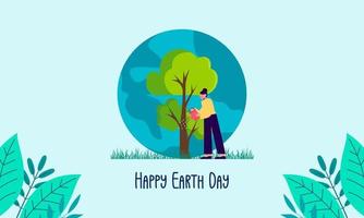 journée internationale de la terre mère. problèmes environnementaux et protection de l'environnement vecteur