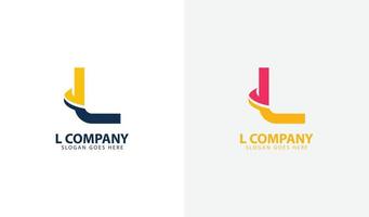 modèle de logo d'entreprise lettre initiales vecteur