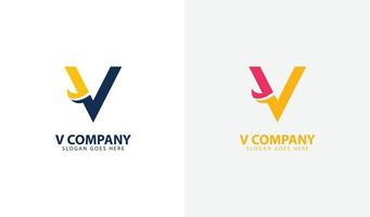 modèle de logo d'entreprise lettre initiales vecteur