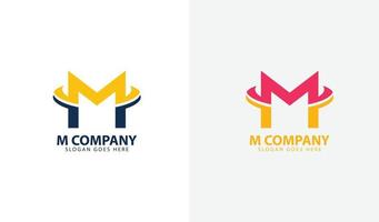 modèle de logo d'entreprise lettre initiales vecteur