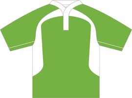 modèle de conception de t-shirt sport pour maillot de football. uniforme de sport en vue de face. tshirt maquette pour club de sport. illustration vectorielle vecteur