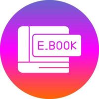 conception d'icône de vecteur d'ebook