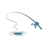 création d'icône logo pêche vecteur