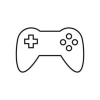 logo de la manette de jeu vecteur